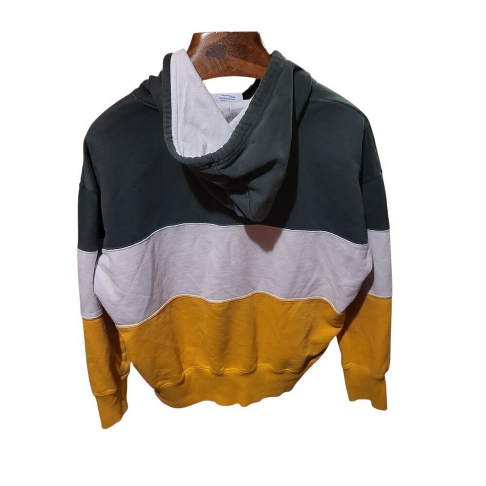 Vintage Champion Green Bay Packers Color Block Hoodie Size XL Runs Small - Picture 2 of 7